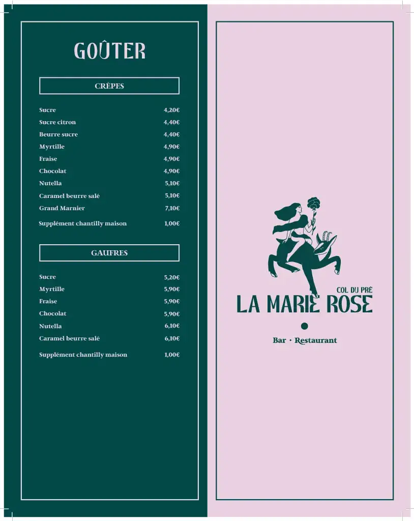Menu_Restaurant La Marie Rose_Beaufort_image_2