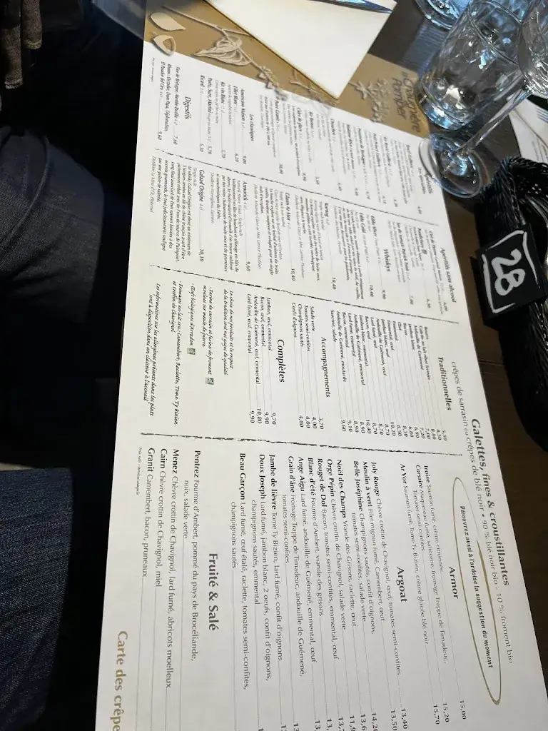 Menu_La Chaumière de Pomper_Baden_image_1