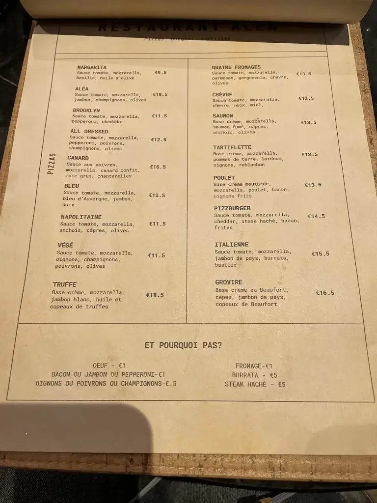 Menu_Restaurant Aléa_Beaufort_image_2