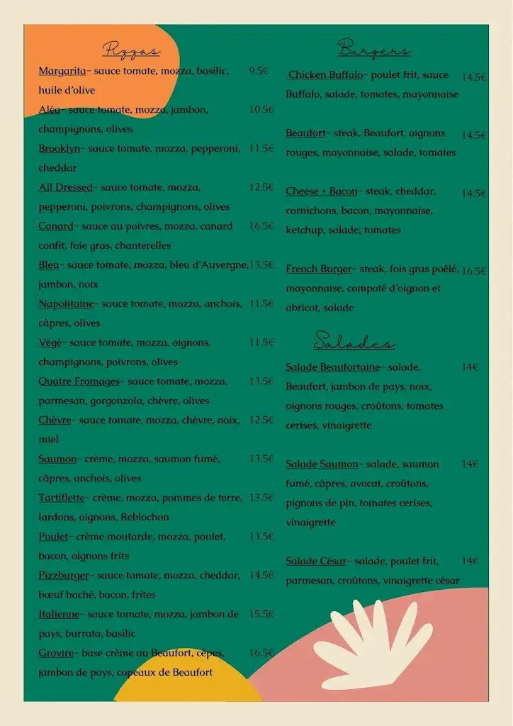 Menu_Restaurant Aléa_Beaufort_image_3