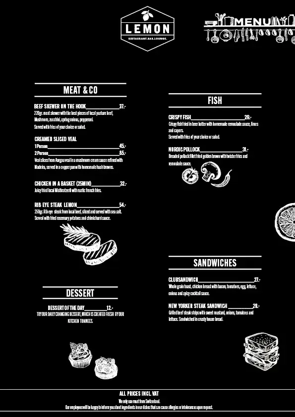 Menu_Lemon Restaurant – Bar – Lounge_Baden_image_1