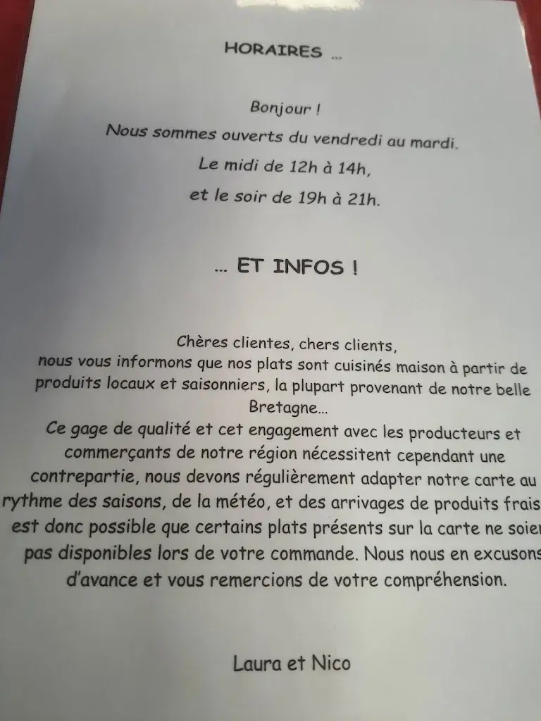 Menu_Le Lokal, Encas du Coin_Belle-Isle-en-Terre_image_1