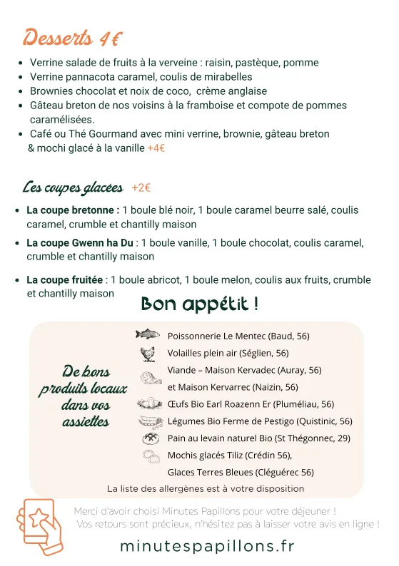 Menu_Minutes Papillons : traiteur, restaurant et lieu de réception_Baud_image_2