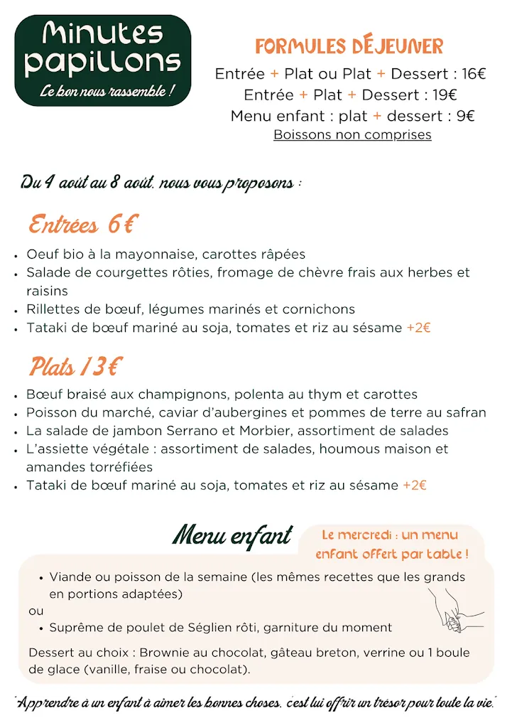 Menu_Minutes Papillons : traiteur, restaurant et lieu de réception_Baud_image_4