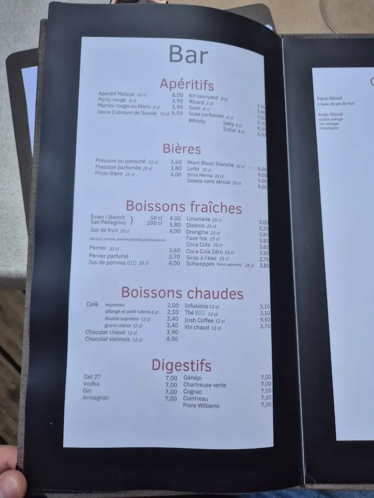 Menu_RESTAURANT LE 1947_Beaufort_immagine_3