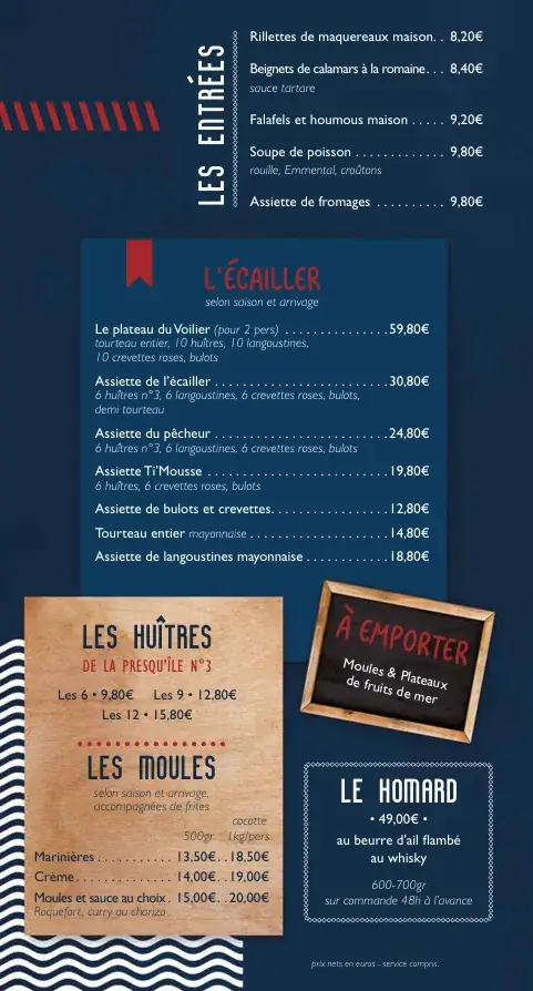 Menu_Le Voilier_Arzon_immagine_4