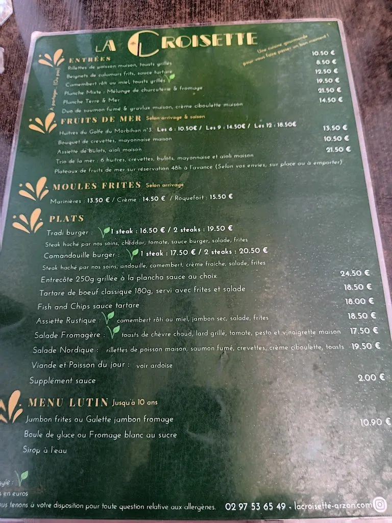 Menu_La Croisette_Arzon_image_3