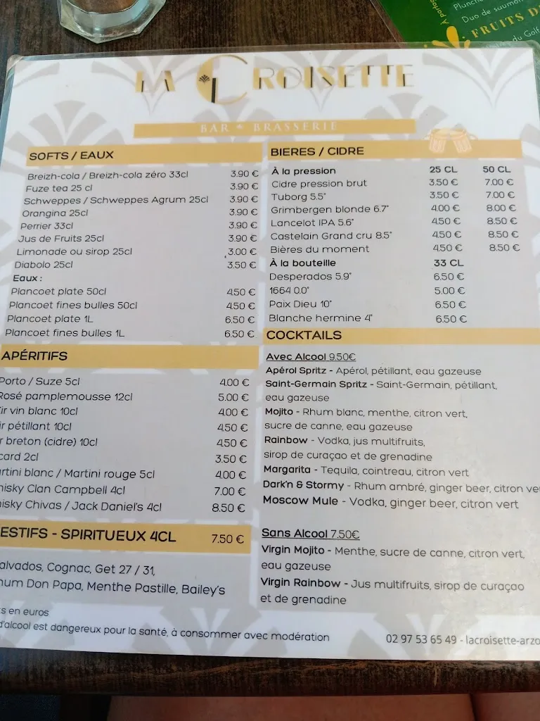 Menu_La Croisette_Arzon_image_4