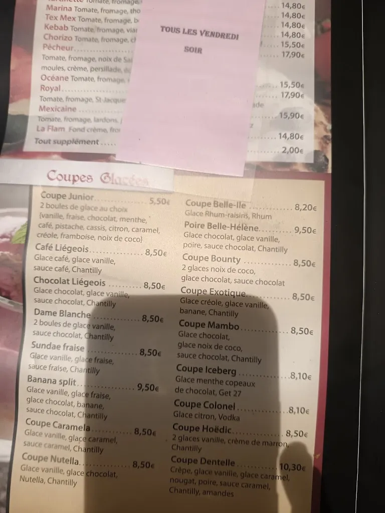 Menu_Crêperie De Brocéliande_Arzon_immagine_2