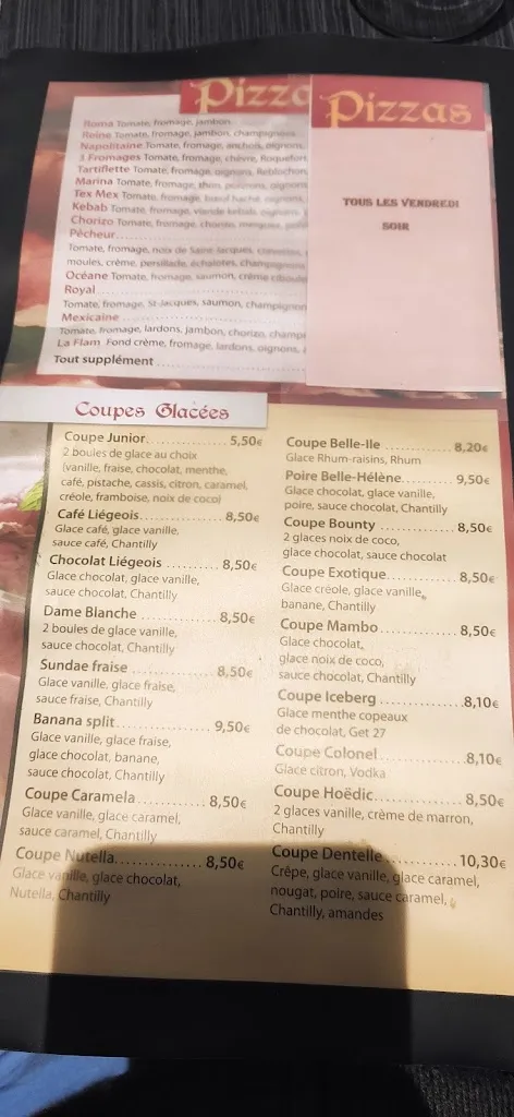 Menu_Crêperie De Brocéliande_Arzon_immagine_4