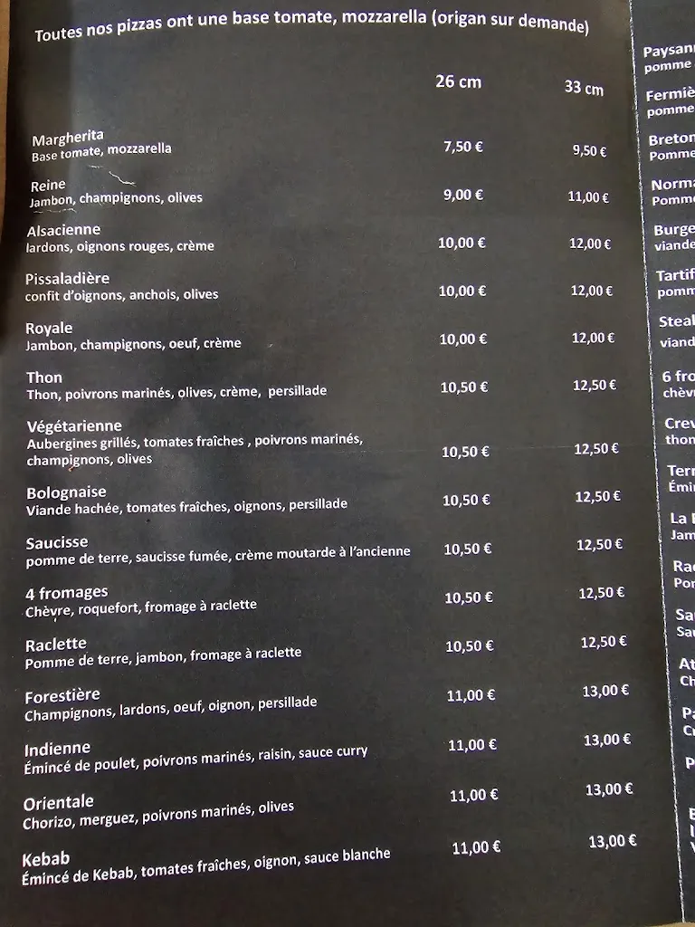 Menu_La Fabrik À Pízzas_Bignan_image_4