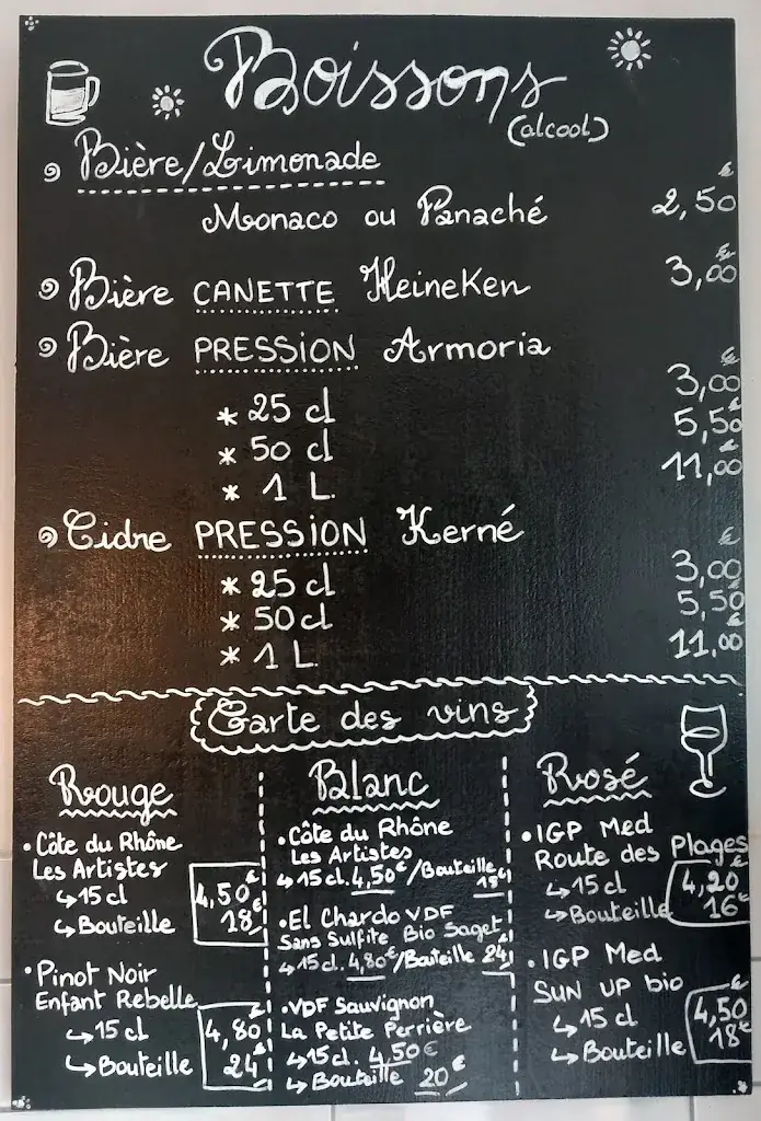 Menu_The Pelican_Audierne_immagine_1