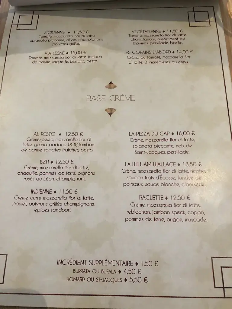 Menu_Pizzeria Via Lesne_Audierne_image_3