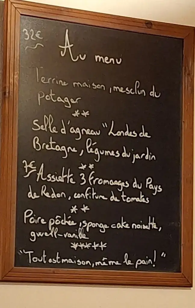 Menu_La Morinais - Restaurant à la Ferme, Camping et Gîte_Bains-sur-Oust_image_2