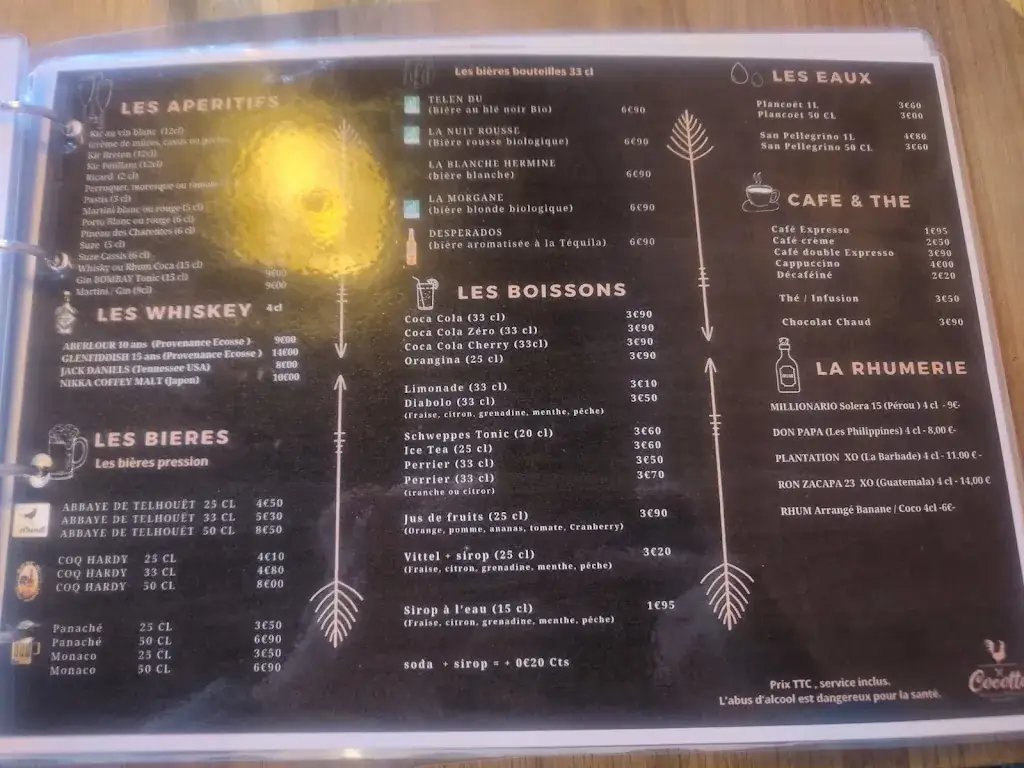 Menu_COCOTTE Brasserie & Rôtisserie_Redon_image_1