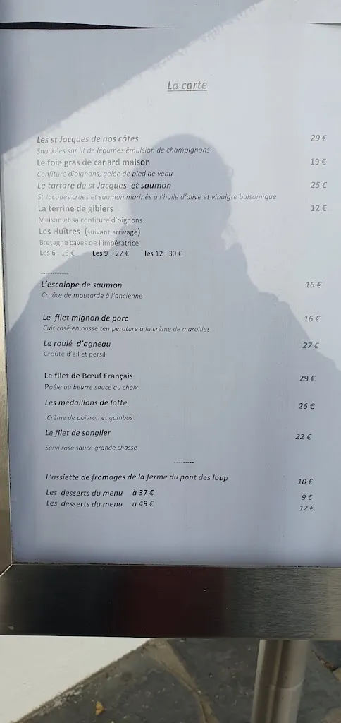 Menu_Le Relais de Beaufort_Beaufort_image_4