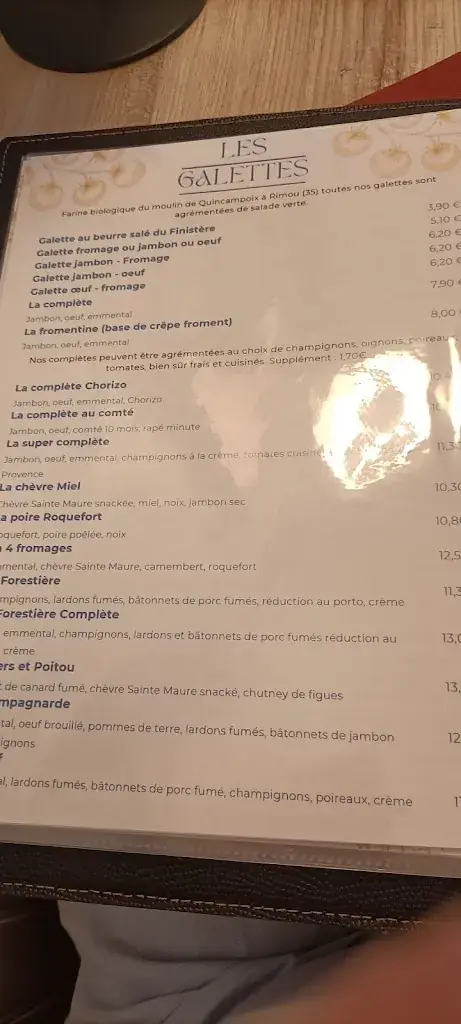 Menu_Crêperie Au Cottage_Bourg-des-Comptes_image_1