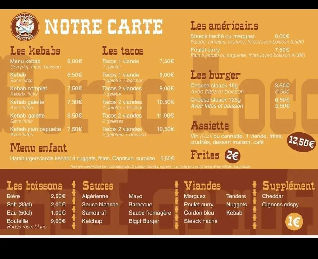 Menu_Porco Loco rapid'food_Bourbriac_image_1