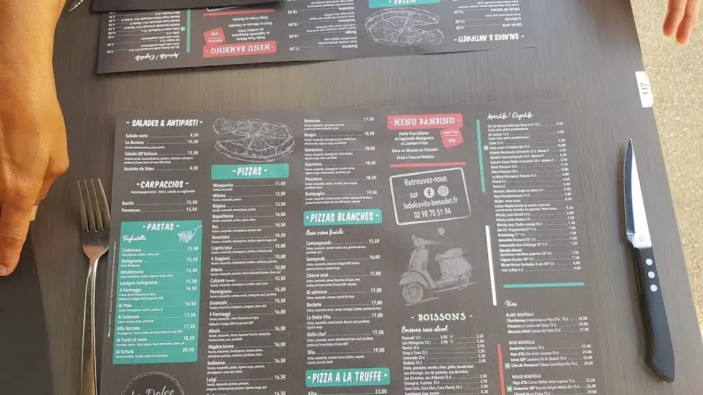 Menü_La Dolce Vita_Bénodet_Bild_2