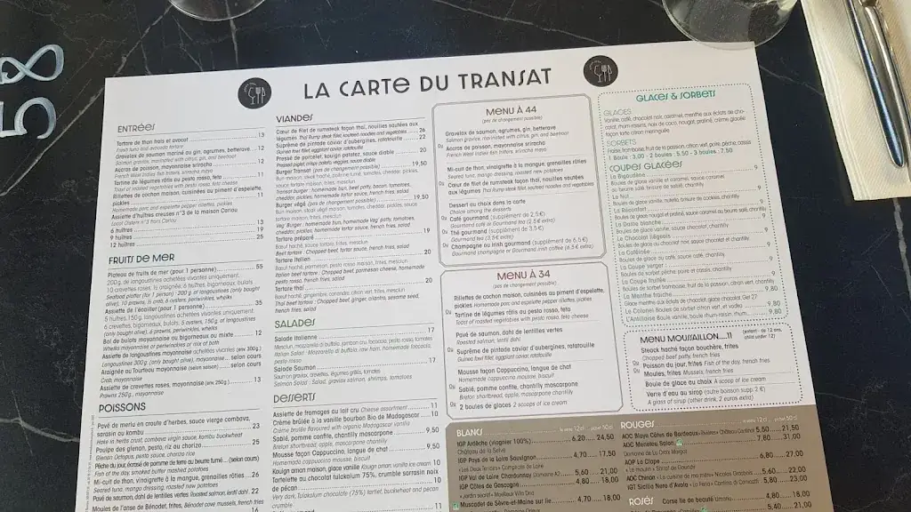 Menu_Le Transat_Bénodet_image_1