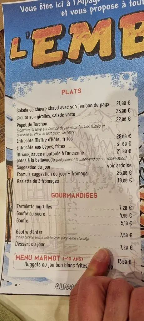 Menu_L'embuscade_Bellevaux_image_1