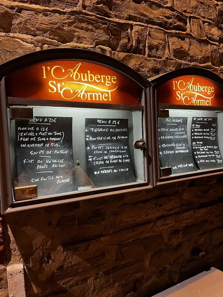 Menu_Auberge Saint Armel_Saint-Armel_image_1