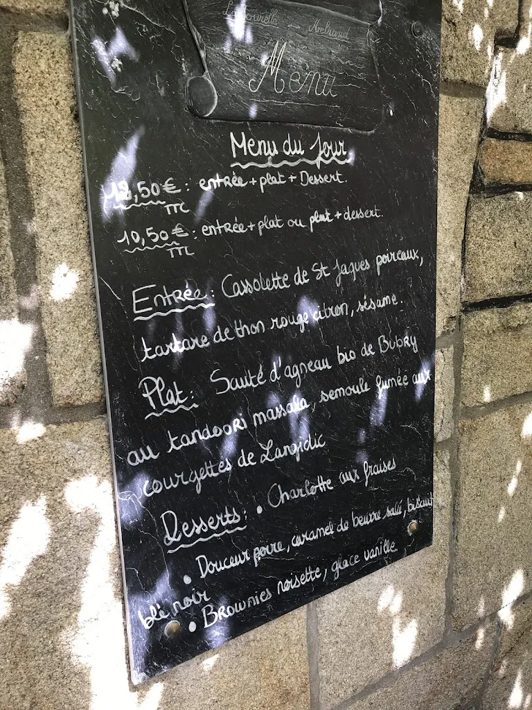 Menu_Auberge de la Tourelle_Melrand_image_1