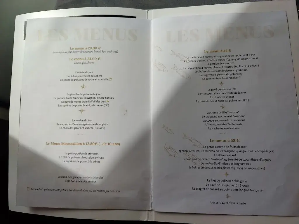 Menu_La Maison de l'Océan_Brest_image_4