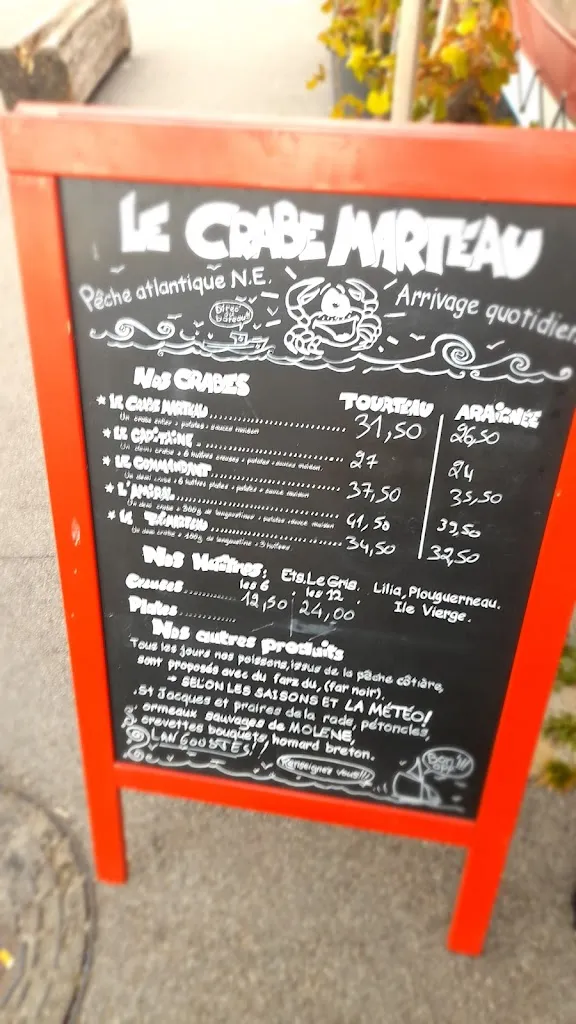 Menu_Le Crabe Marteau_Brest_image_2