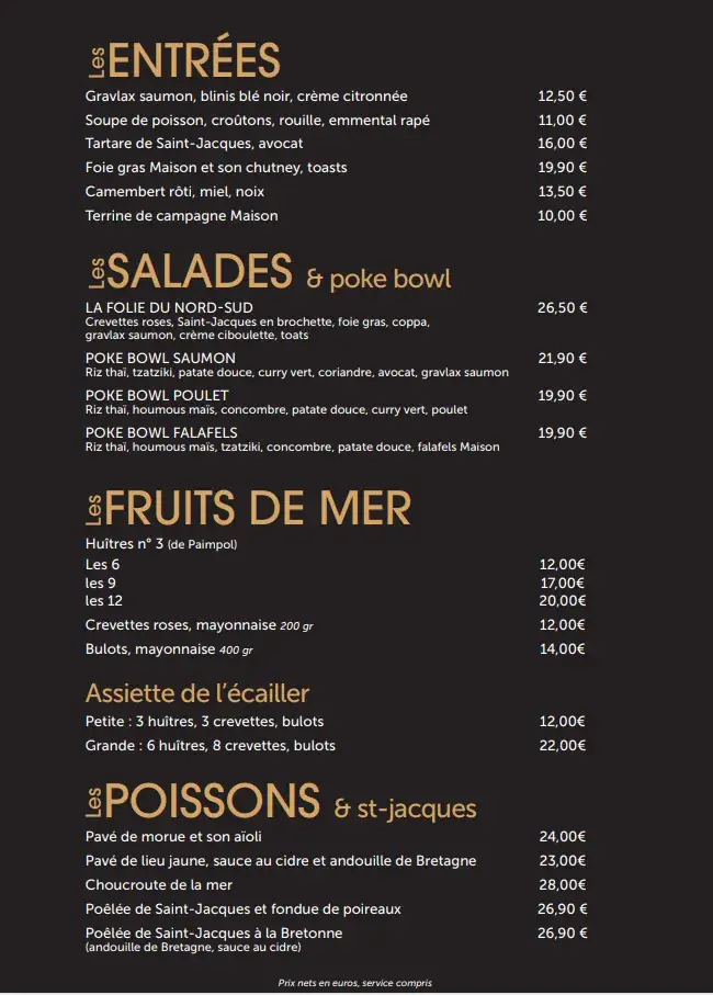 Menu_Brasserie Nord Sud Binic_Binic_image_1