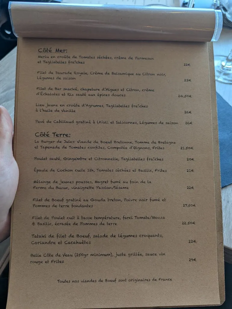 Menu_La Table de Jules_Binic-Étables-sur-Mer_image_3