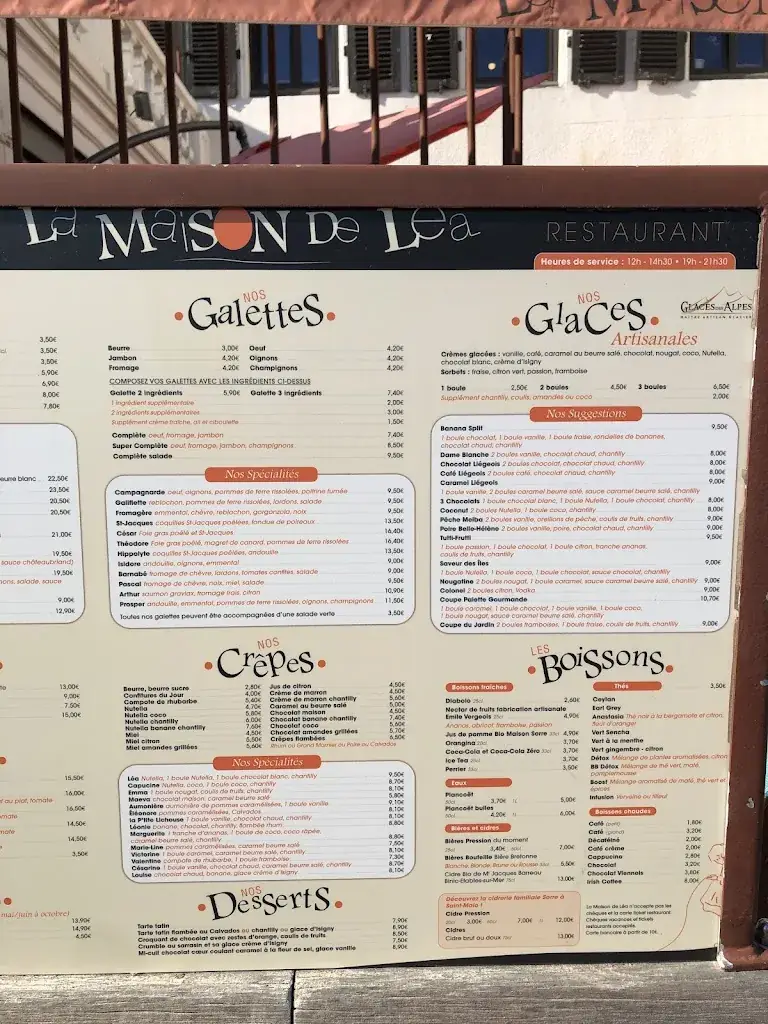 Menu_La Maison de Léa_Binic-Étables-sur-Mer_image_3