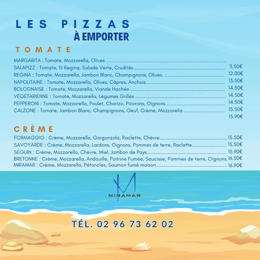 Menu_Le Miramar brasserie restaurant_Binic-Étables-sur-Mer_image_2