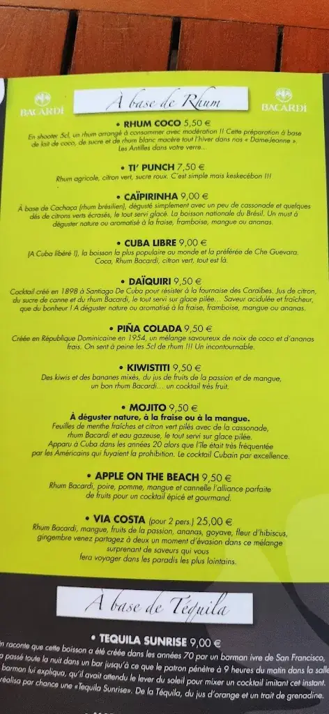 Menu_Via Costa_Binic-Étables-sur-Mer_image_2
