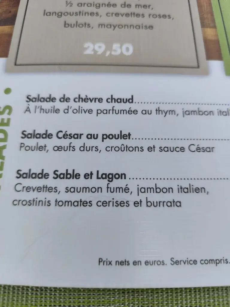 Menu_Via Costa_Binic-Étables-sur-Mer_image_3