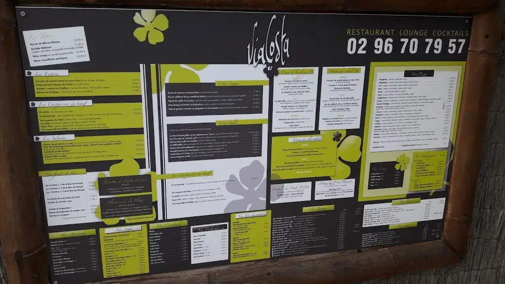 Menu_Via Costa_Binic-Étables-sur-Mer_image_4