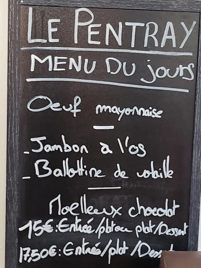 Menu_Le Pentray - Restaurant_Broons_image_2