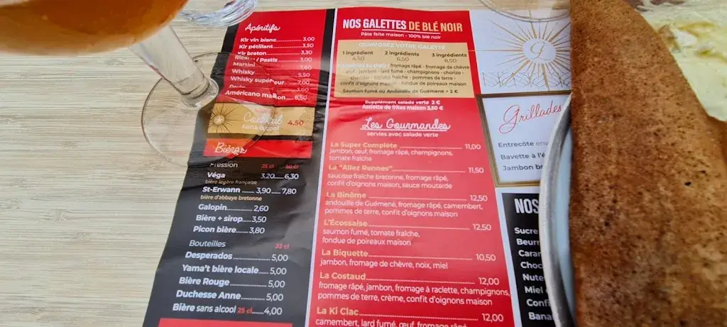 Menu_La Calèche_Broons_image_2