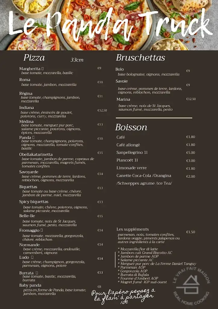 Menu_Le Panda Truck foodtruck_Broons_image_1