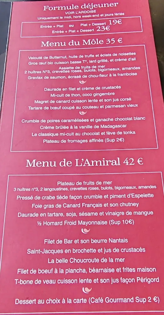 Menu_L'Amiral Saint-Malo_Saint-Malo_image_3
