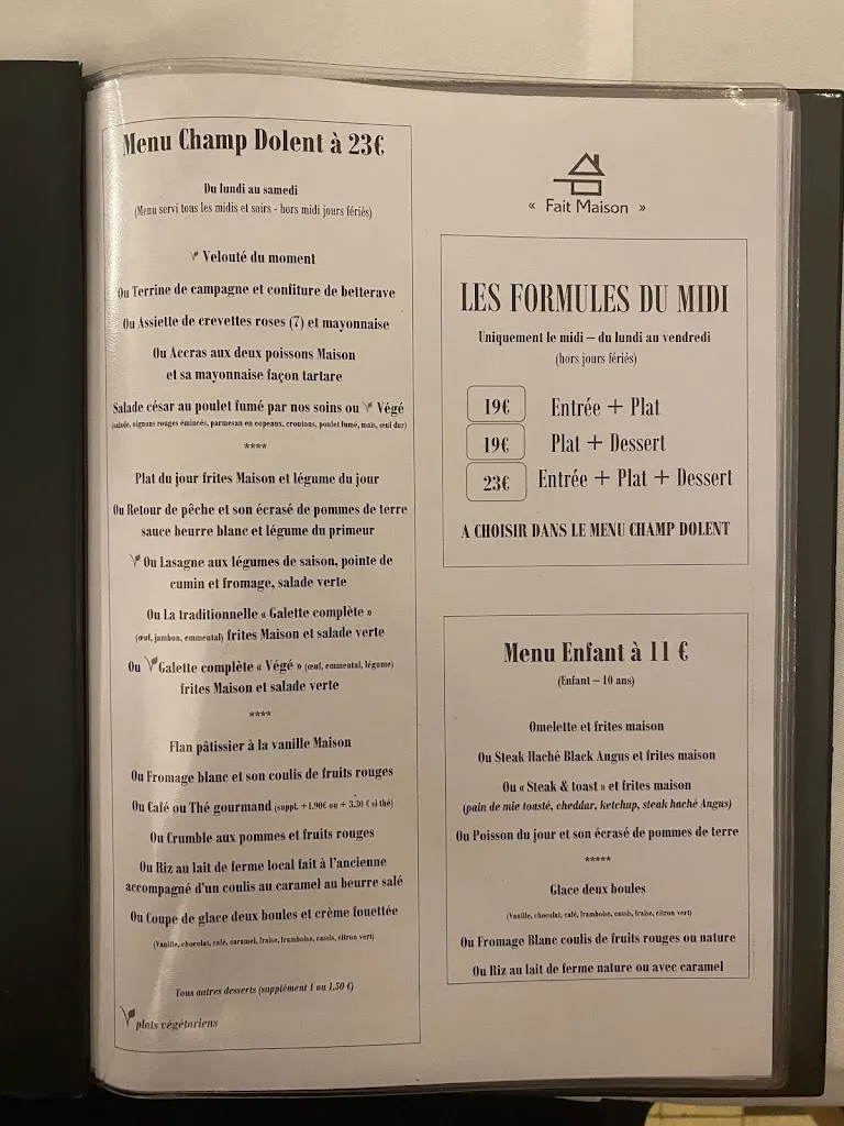 Menu_Restaurant de l'Hotel de Bretagne - Dol de Bretagne centre ville_Dol-de-Bretagne_immagine_2