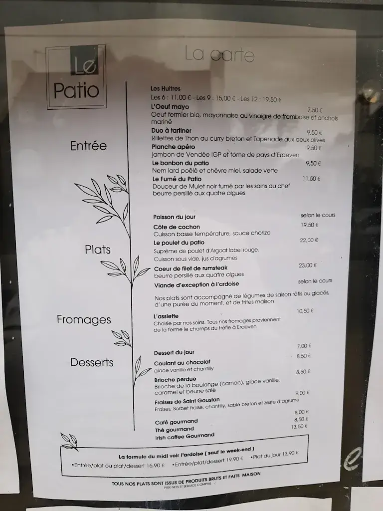 Menu_Le patio Restaurant_Carnac_image_3
