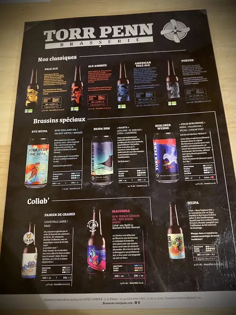 Menu_Brasserie Torr Penn_Ercé-près-Liffré_image_1