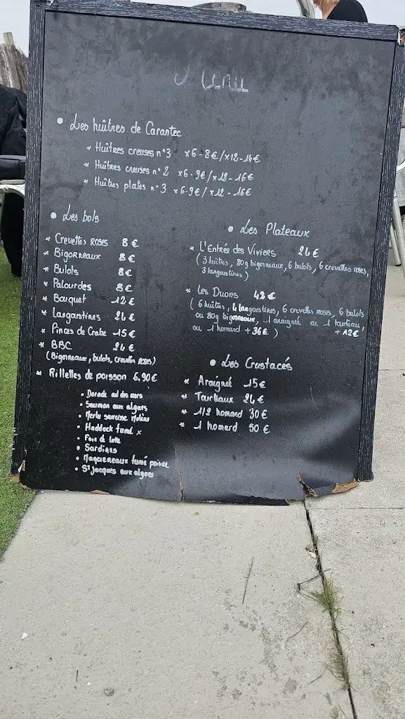 Menu_Les Viviers de Carantec_Carantec_image_1