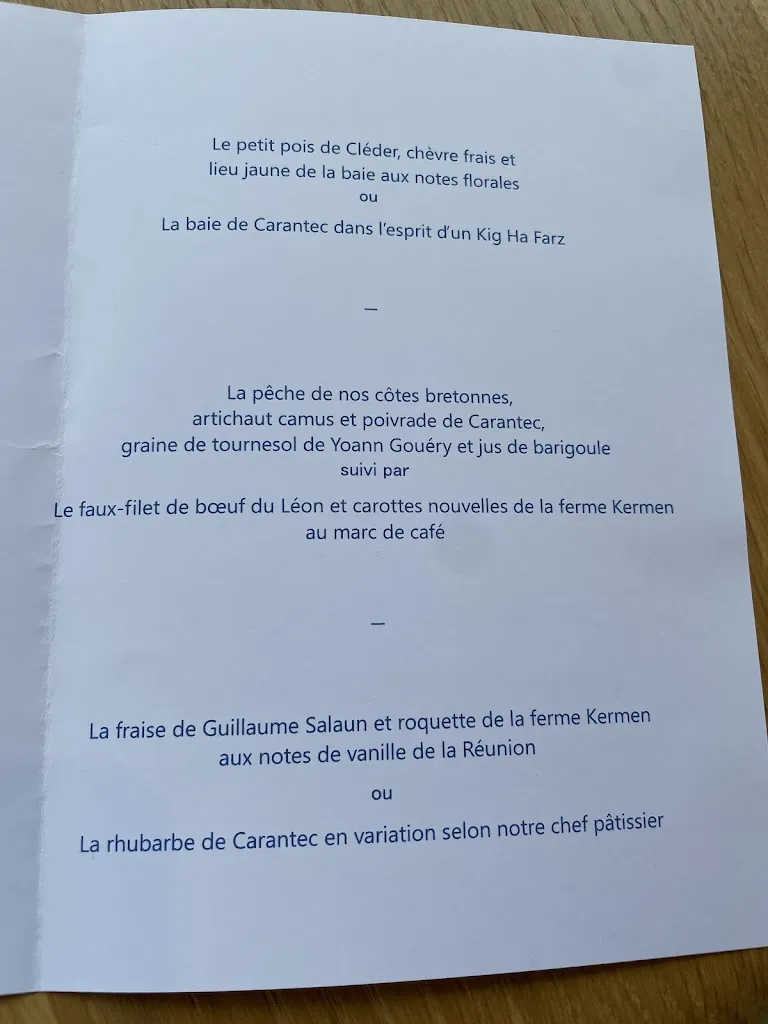 Menu_Restaurant Nicolas Carro_Carantec_image_3