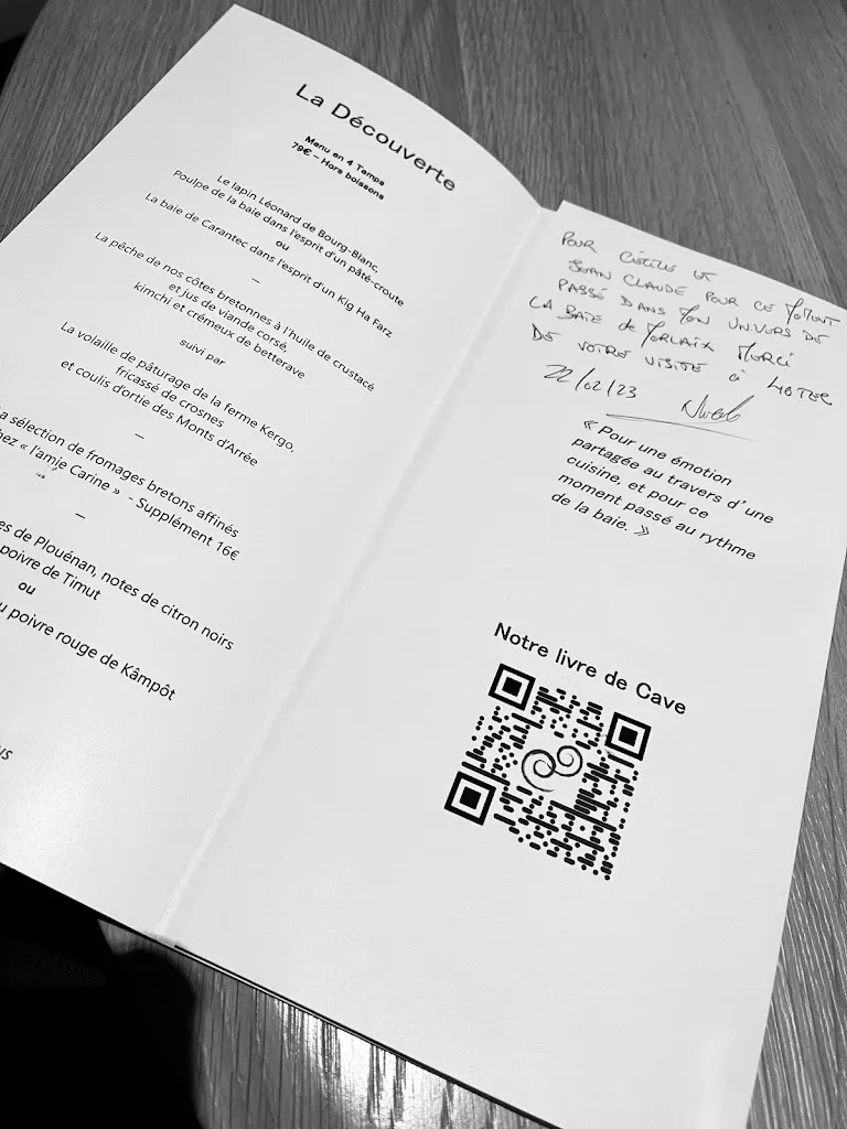 Menu_Restaurant Nicolas Carro_Carantec_image_4