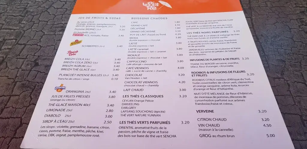 Menu_Le Petit Relais_Carantec_image_2