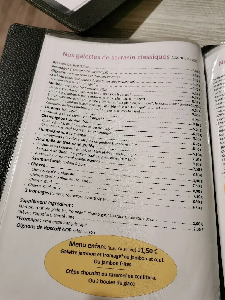 Menu_La Chaise du Curé_Carantec_image_2