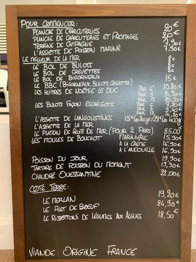 Menu_La Marinière_Carantec_image_1