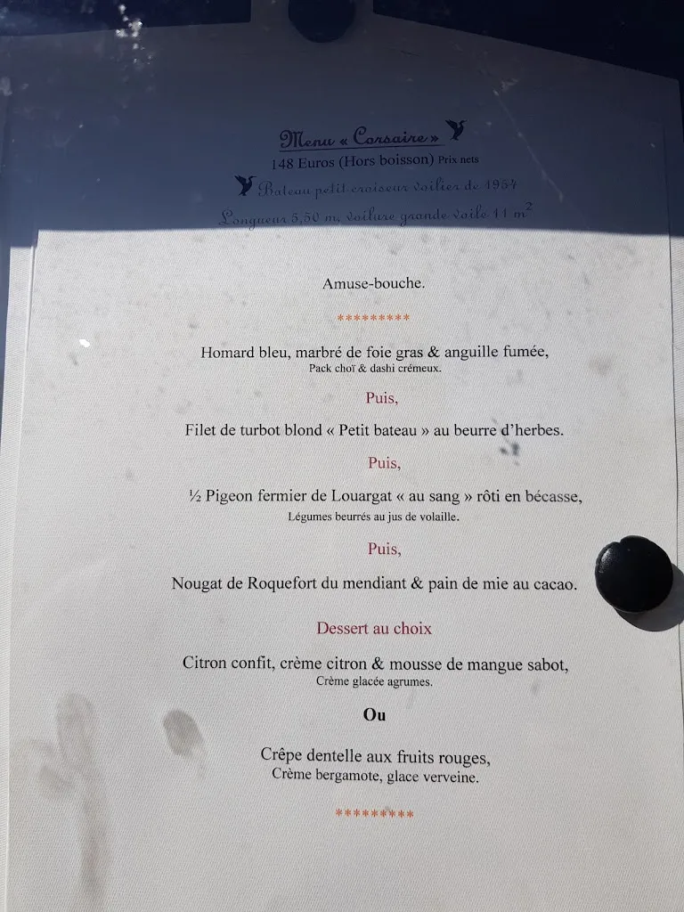 Menu_L'Hôtel de Carantec_Carantec_immagine_4